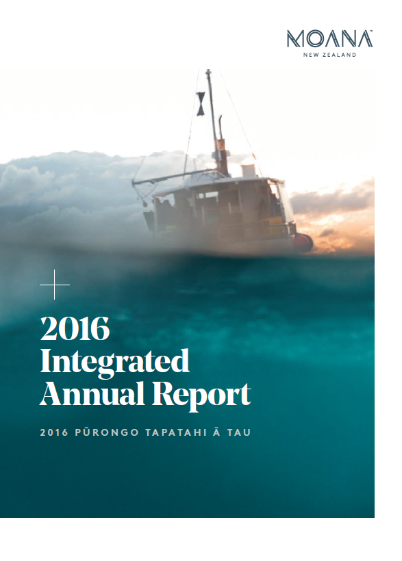 Integrated Annual Report 16 Moana New Zealand