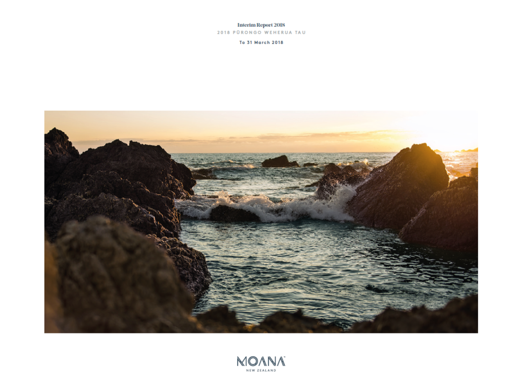 Interim Report 18 Moana New Zealand